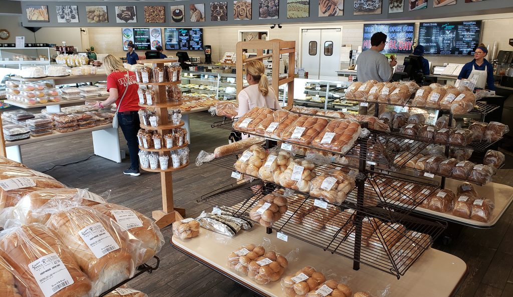 Baked goods at Linda's bakery