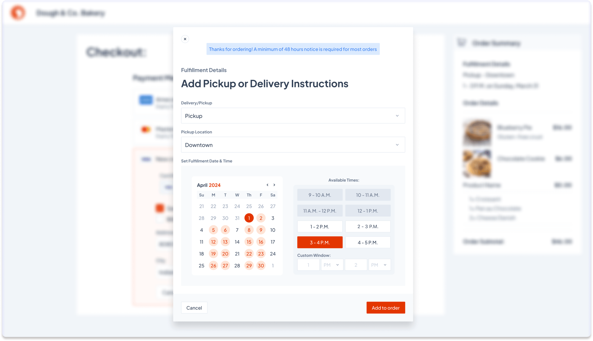 Same Day eCommerce - BakeSmart